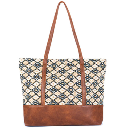 Cork Tote Bag with Vegan Leather Straps BAG-2371