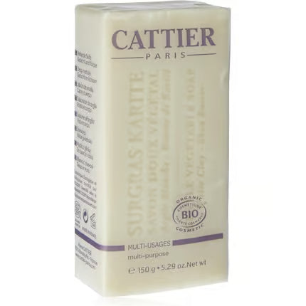 Sabonete de argila curativa Cattier Paris com manteiga de karité 150g