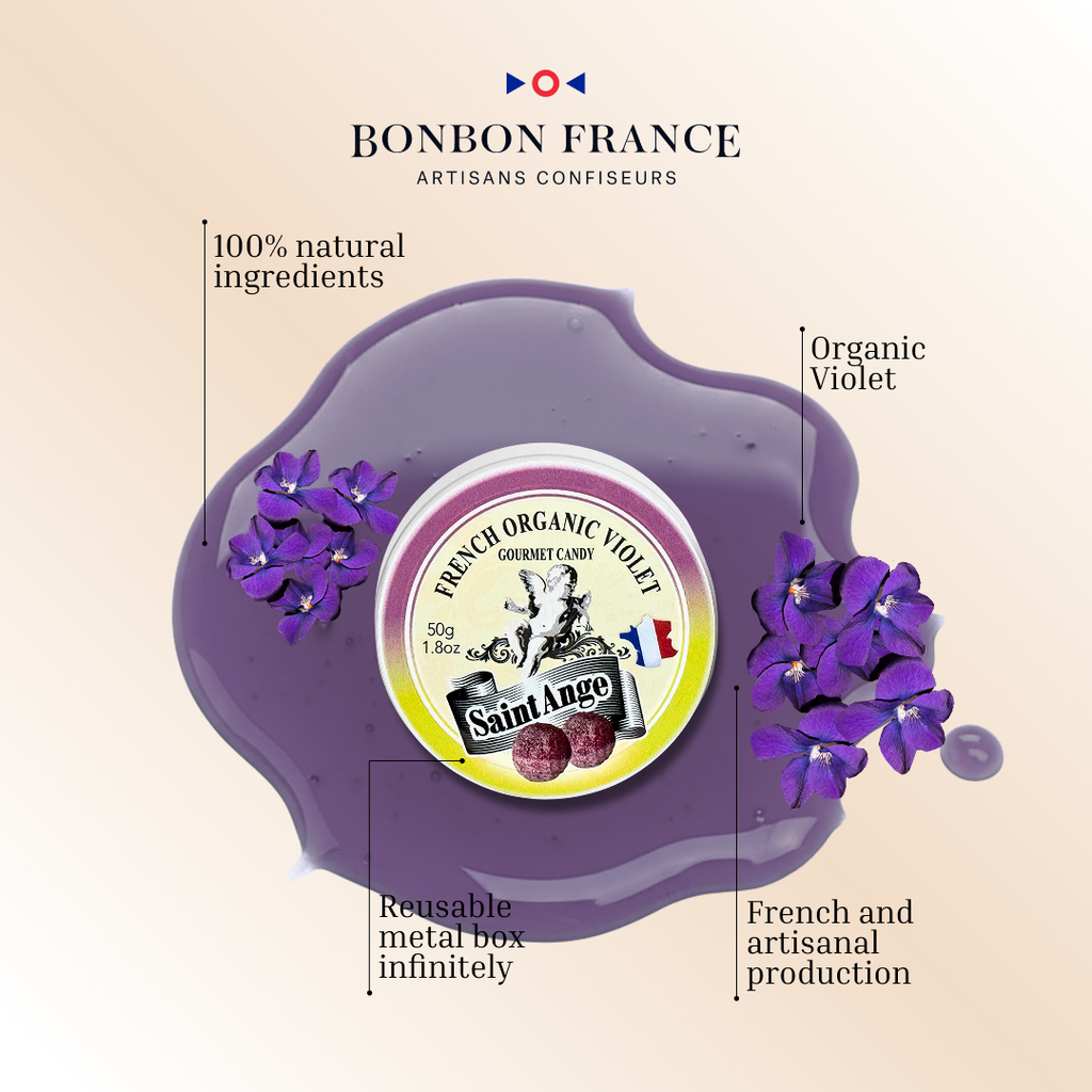 Bombom-frança Saint-angelo Violeta Biológica