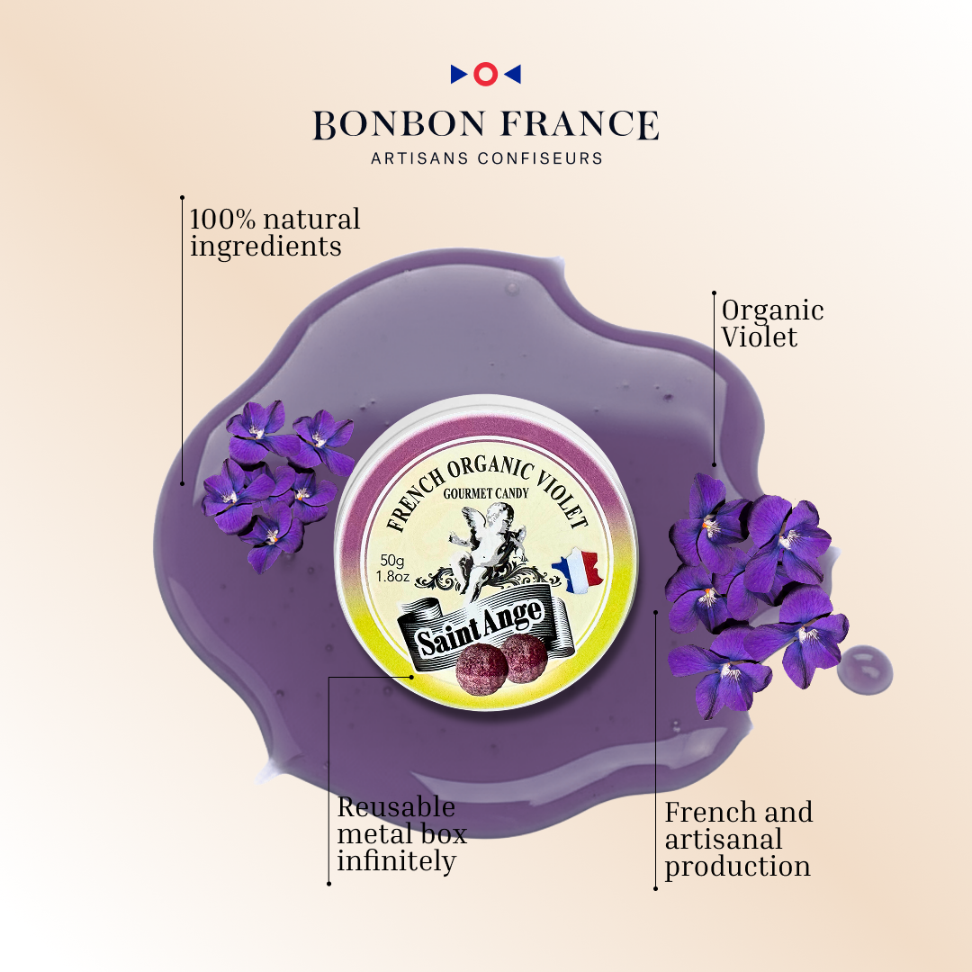 Bombom-frança Saint-angelo Violeta Biológica