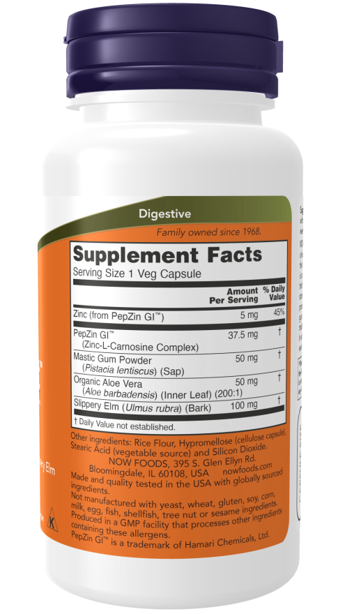 Gastro Comfort™ com Cápsulas Vegetais PepZin GI™