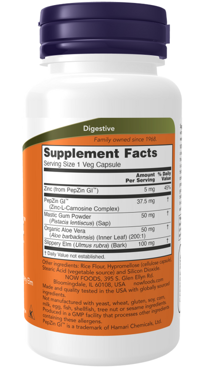 Gastro Comfort™ com Cápsulas Vegetais PepZin GI™