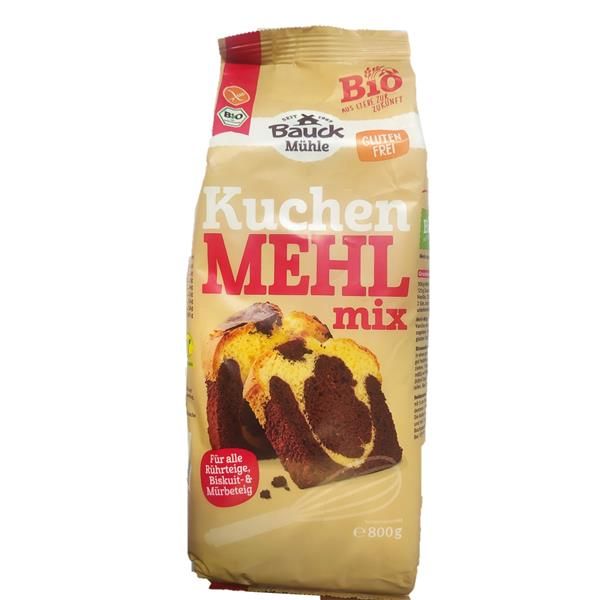 Mistura para Farinha de Bolo Biológica Bauck Hof (sem glúten) 800 g