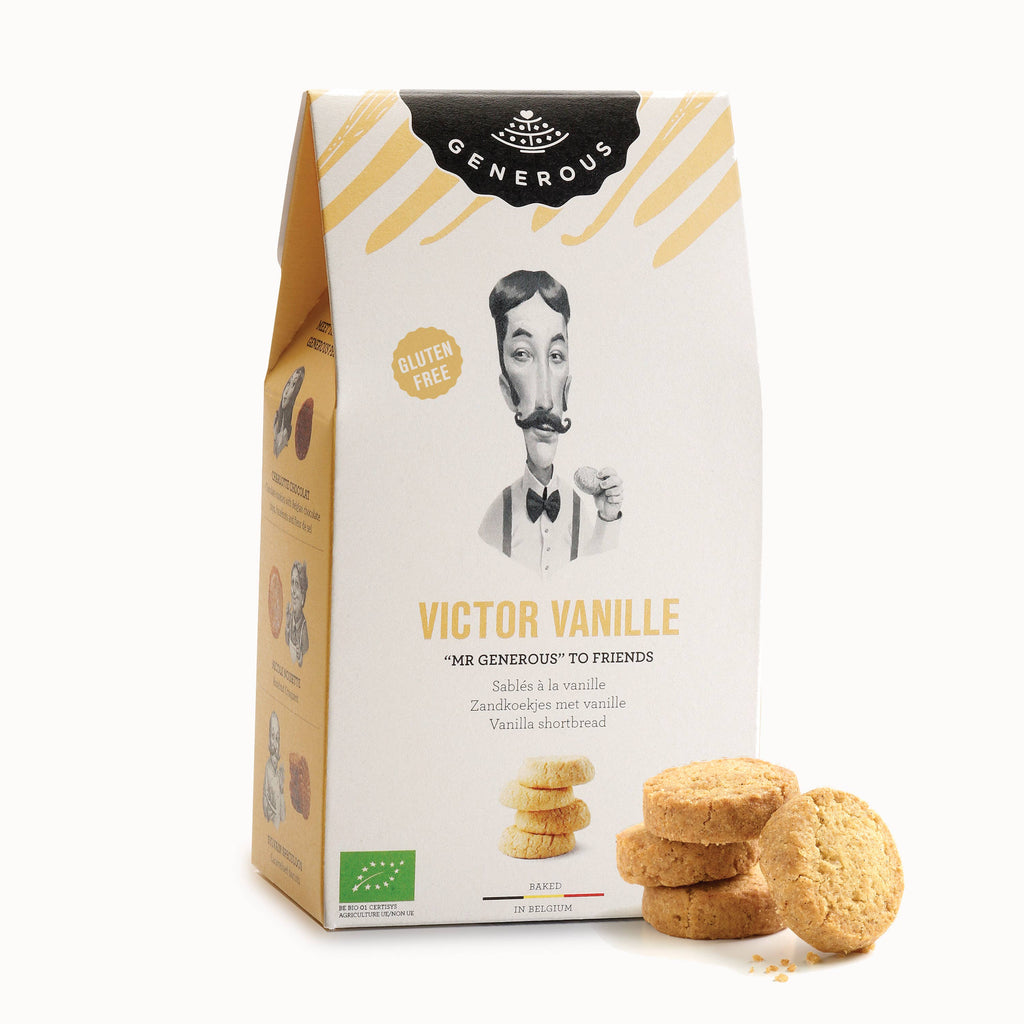 Victor Vanille 100g - Vanilla butter shortbread