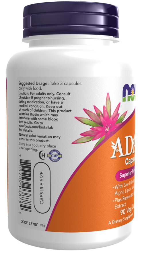 ADAM™ Cápsulas vegetais multivitamínicas para homem