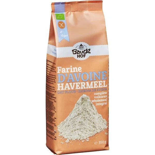Farinha de Aveia Integral Biológica Bauck Hof (sem glúten) 350 g
