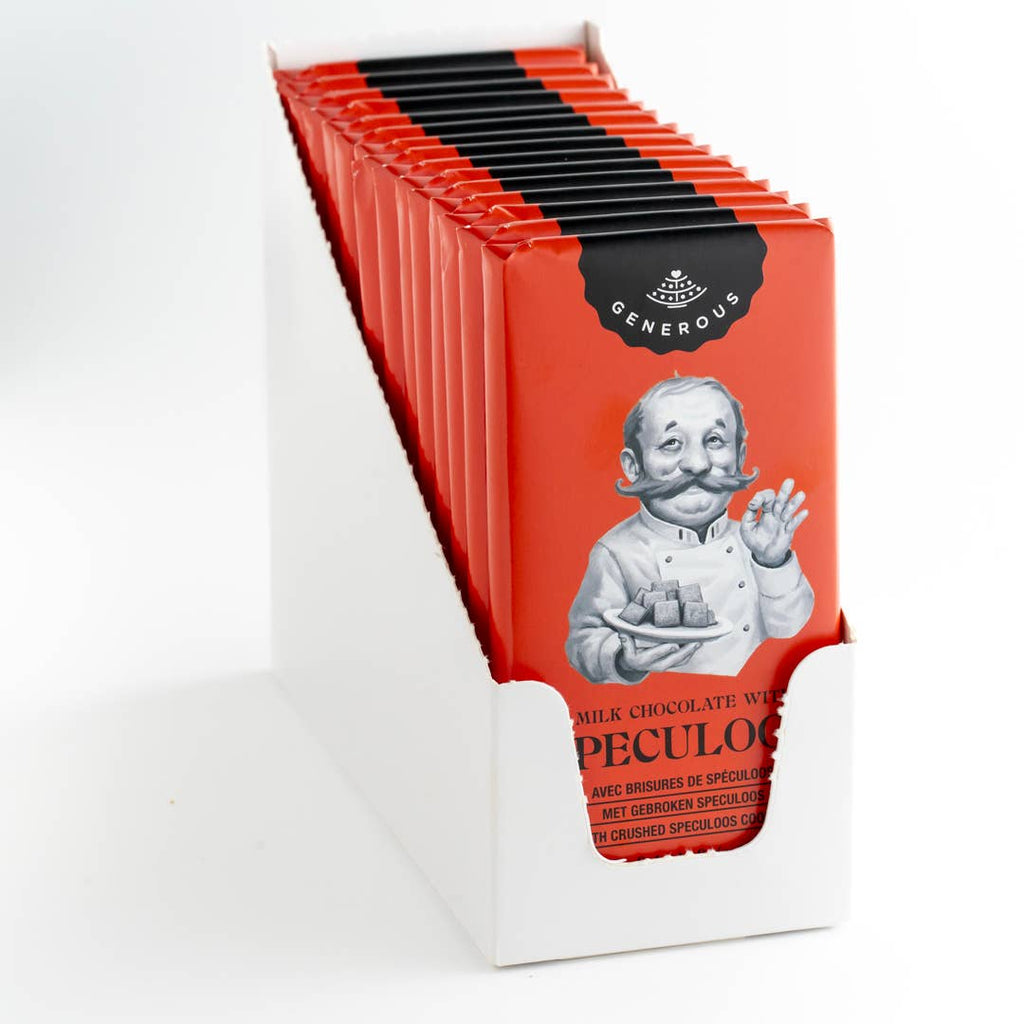 Milk chocolate with speculoos chips - 70g