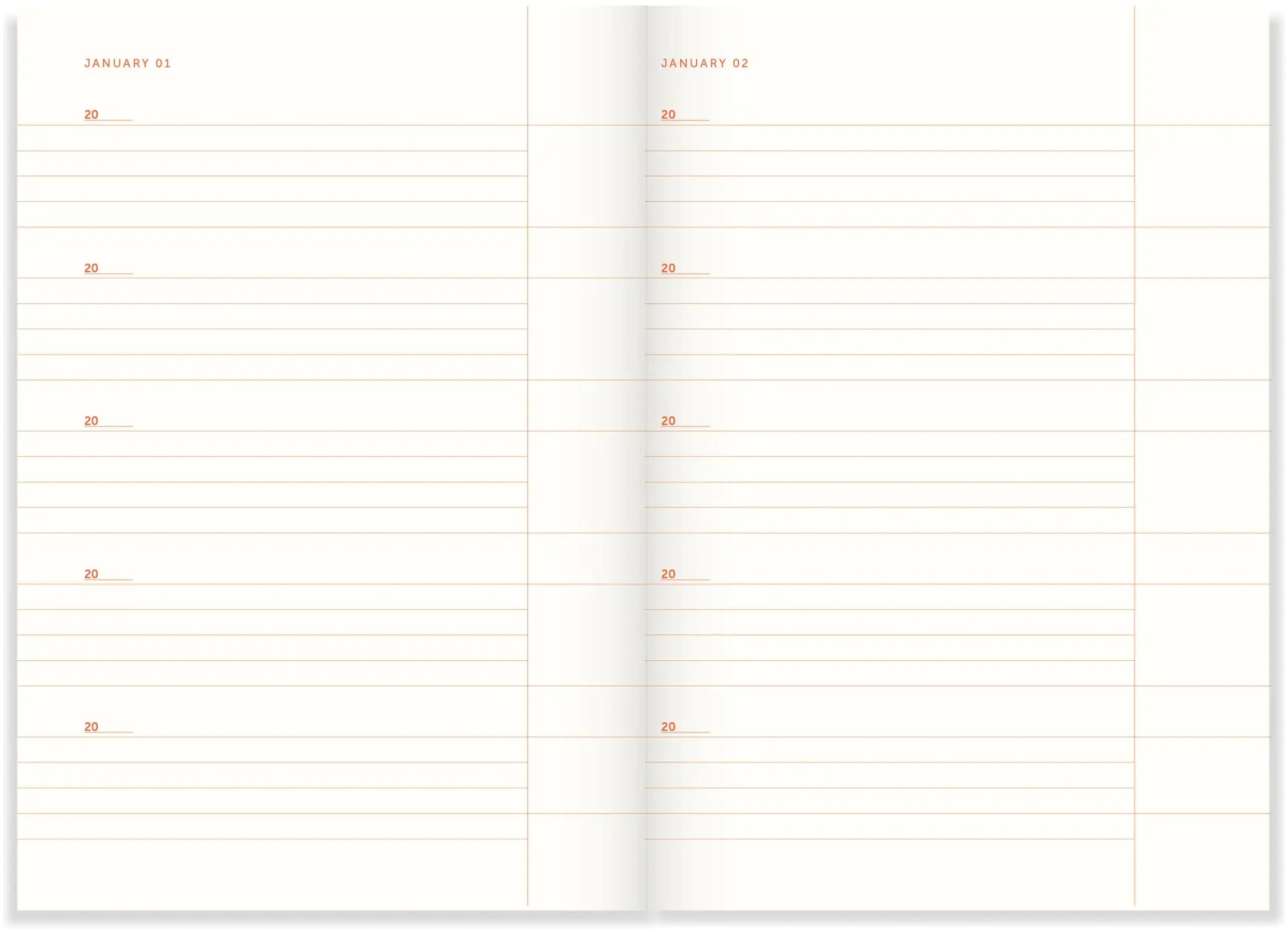 Papelaria A-journal A-journal X Curiosidades Uma Linha por Dia