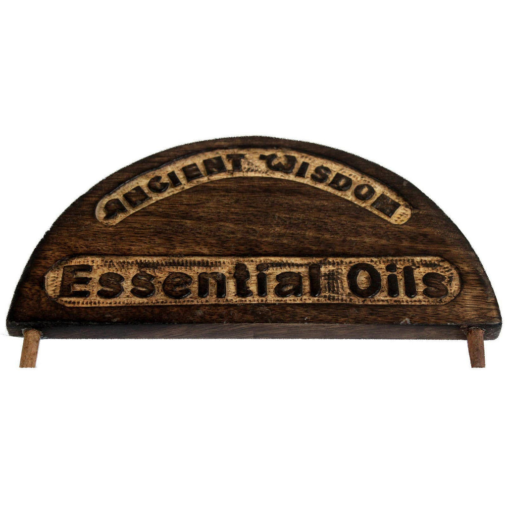 Wooden display essential oil/fragrance