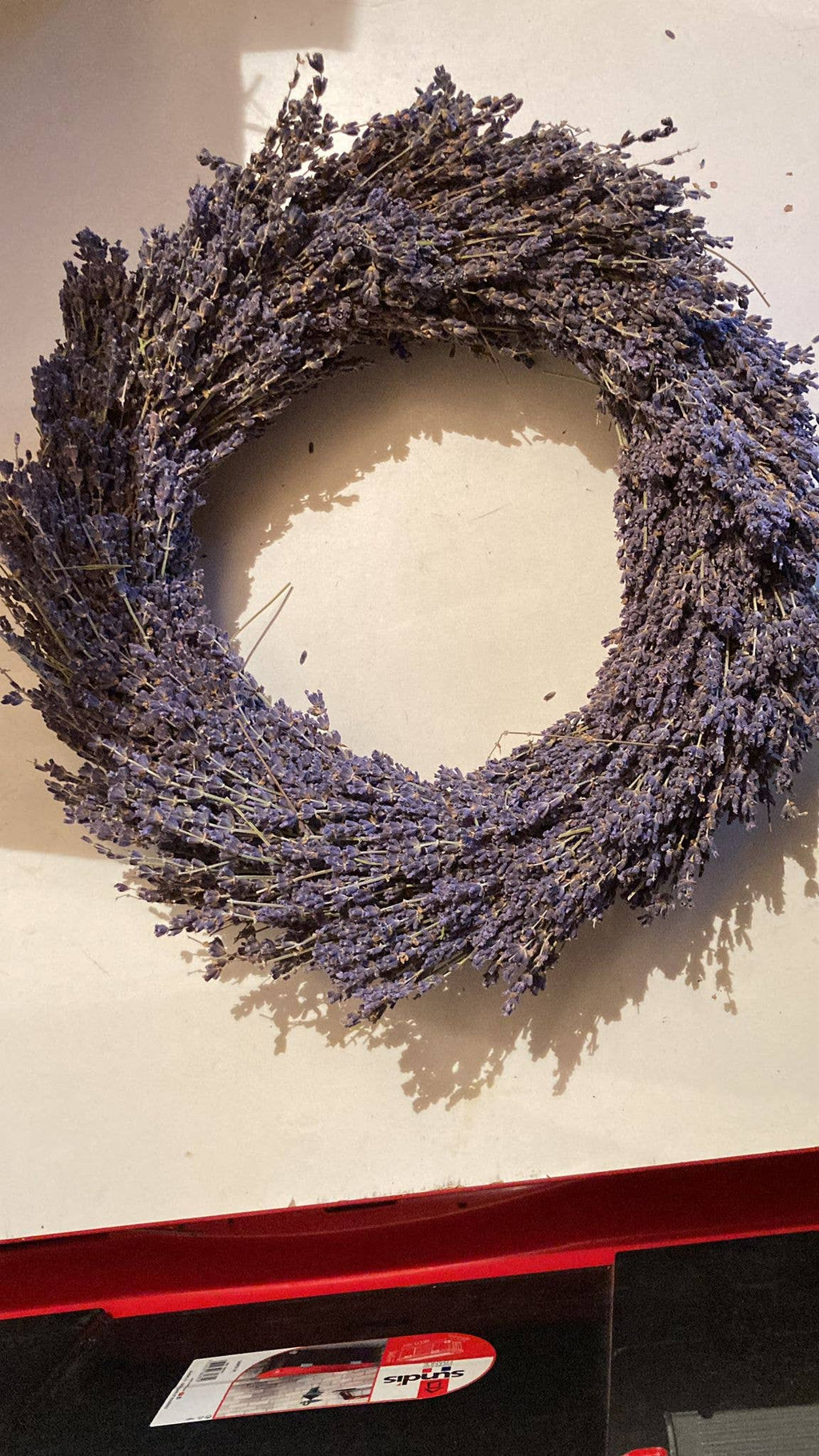 Lavender wreath and other dried flowers