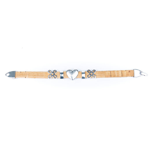 10mm flat colorful cork cord handmade bracelet DBR-035-MIX-5