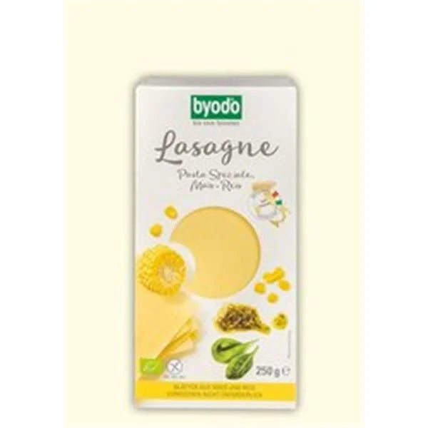 Lasanha biológica de milho e arroz byodo (sem glúten) 250 g