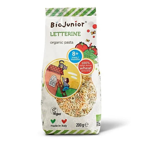 BioJunior Massa Letterine Biológica 8+ (crianças) 200 G