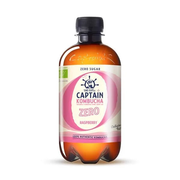 Captain Kombucha Zero Framboesa (biológico) 400 ml
