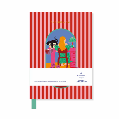 Papelaria A-journal A-journal X Curiosidades Uma Linha por Dia