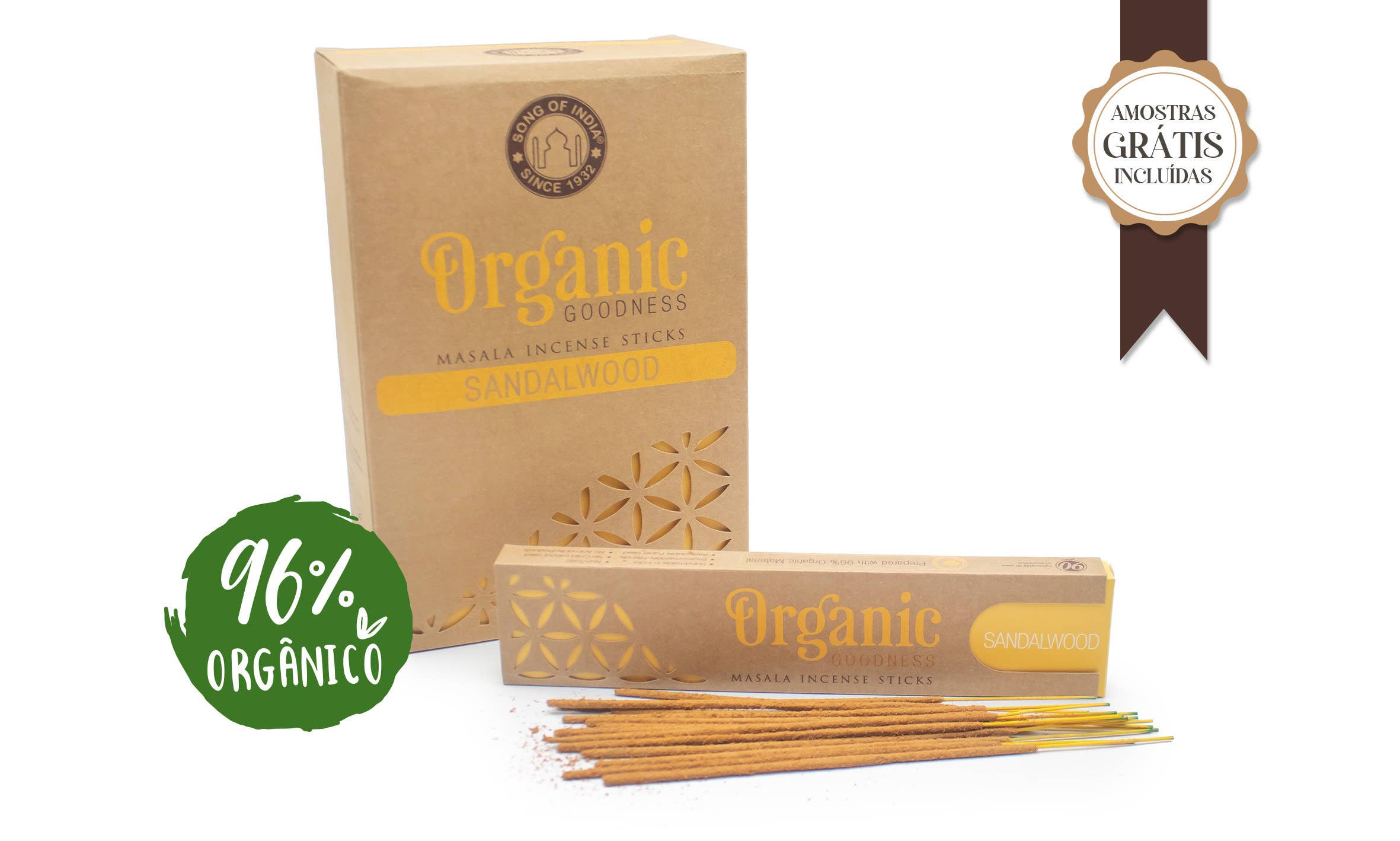 Inc. Organic Sandalwood 15g (12 units)