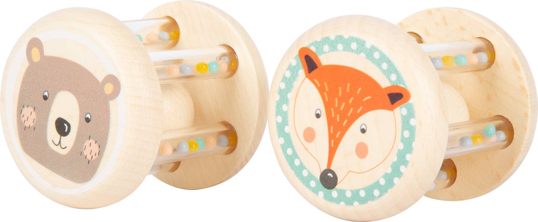 Chocalhos de Bebé em Formato de Animais Pastel