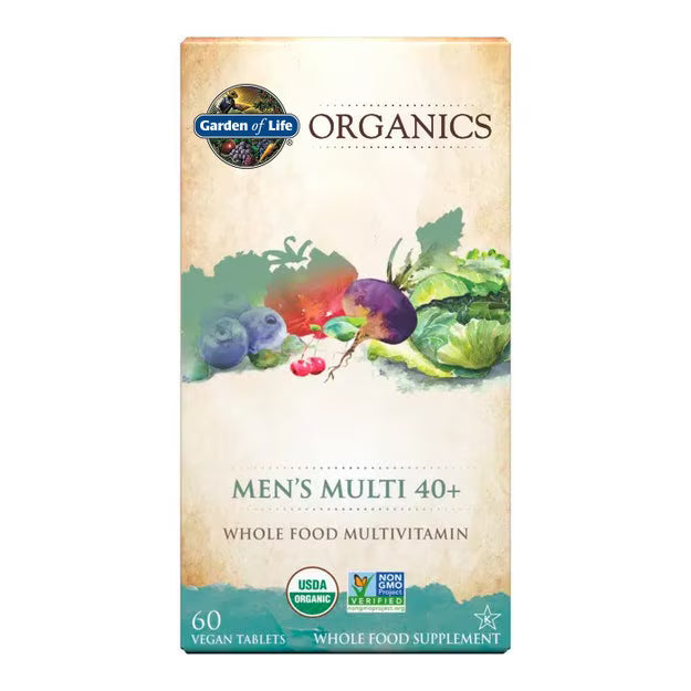 Organics Men's 40+ Multi Tablets