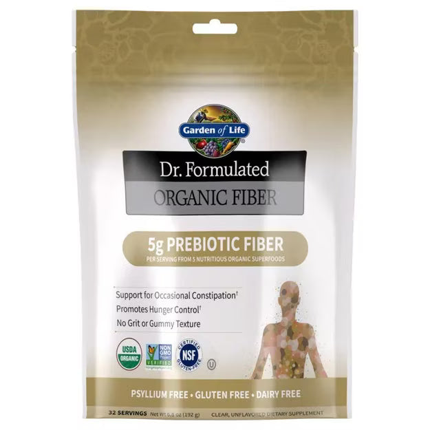 Dr. Formulated Organic Fiber Unflavored 6.8oz (192g) Powder