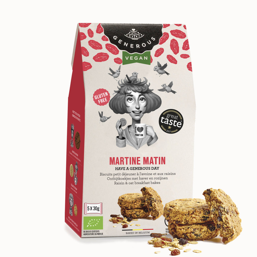 Martine Matin 150g - Oat and Raisin Cookies