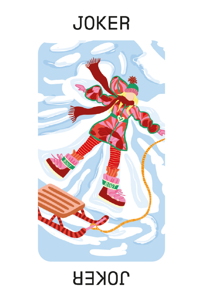 Papelaria A-journal Fabrique Baralho de cartas - Inverno