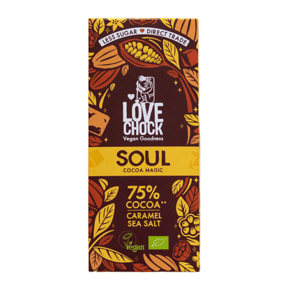 75% Dark Chocolate with Caramel & Sea Salt - Só Verde