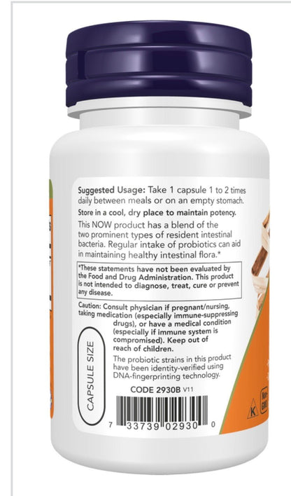 8 Billion Acidophilus & Bifidus Veg Capsules - Só Verde