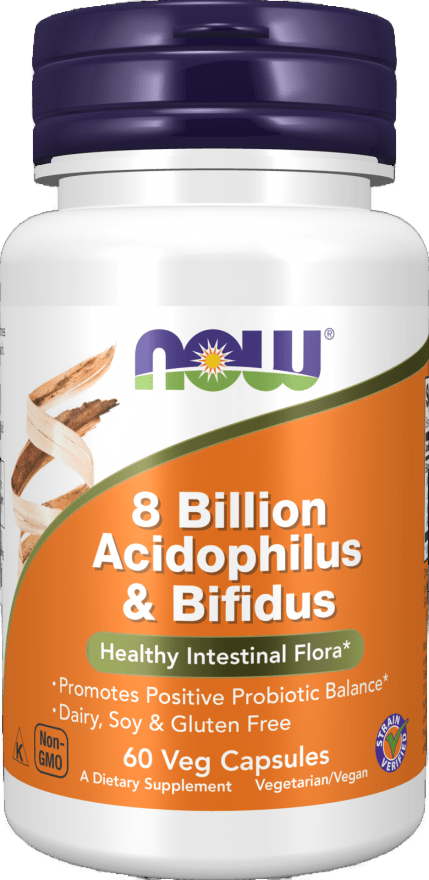 8 Billion Acidophilus & Bifidus Veg Capsules - Só Verde