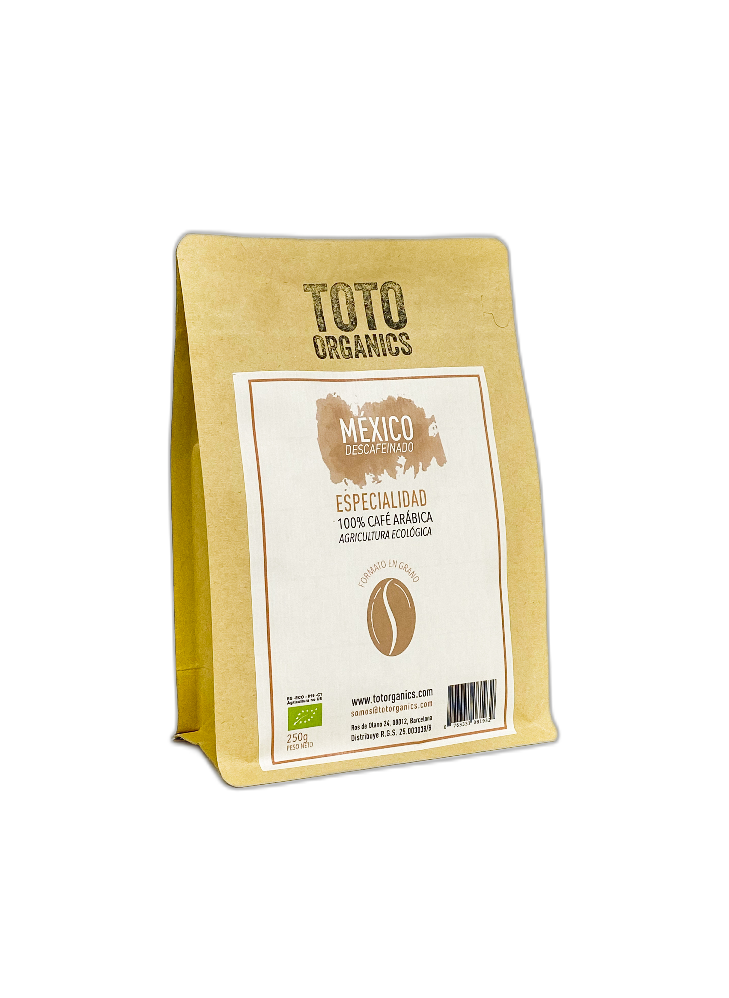 Café México 250g em grão biológico