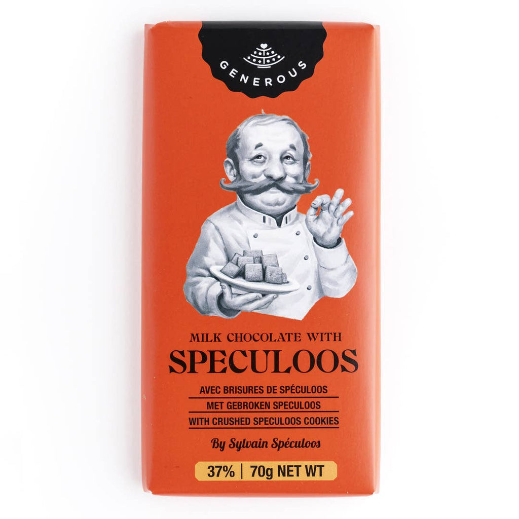 Milk chocolate with speculoos chips - 70g