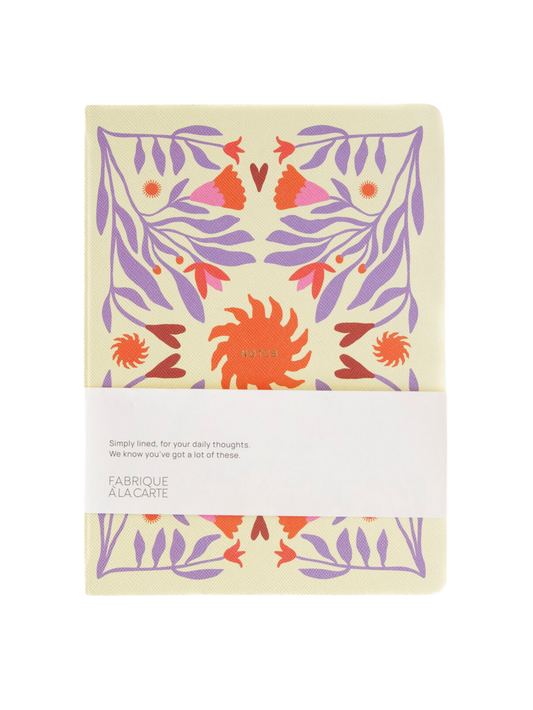 Papelaria A-journal Fabrique Portátil Bege Sol Lavanda