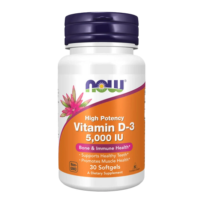 Vitamin D-3 5000 IU - 30 Softgels
