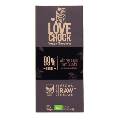 99% Dark Chocolate Without Sugar - Só Verde