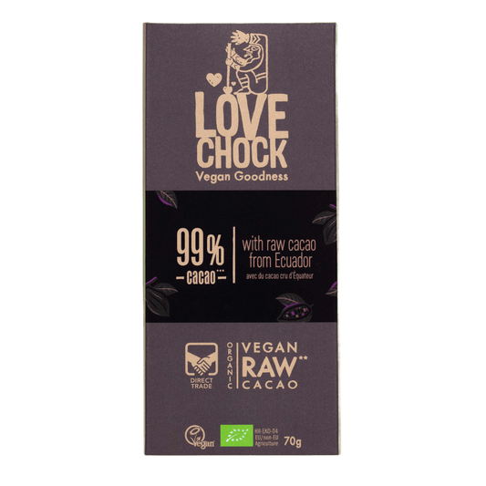 99% Dark Chocolate Without Sugar - Só Verde