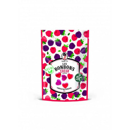 CARAMELOS ORGÁNICOS DE CORAZÓN 80g