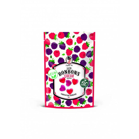 CARAMELOS ORGÁNICOS DE CORAZÓN 80g