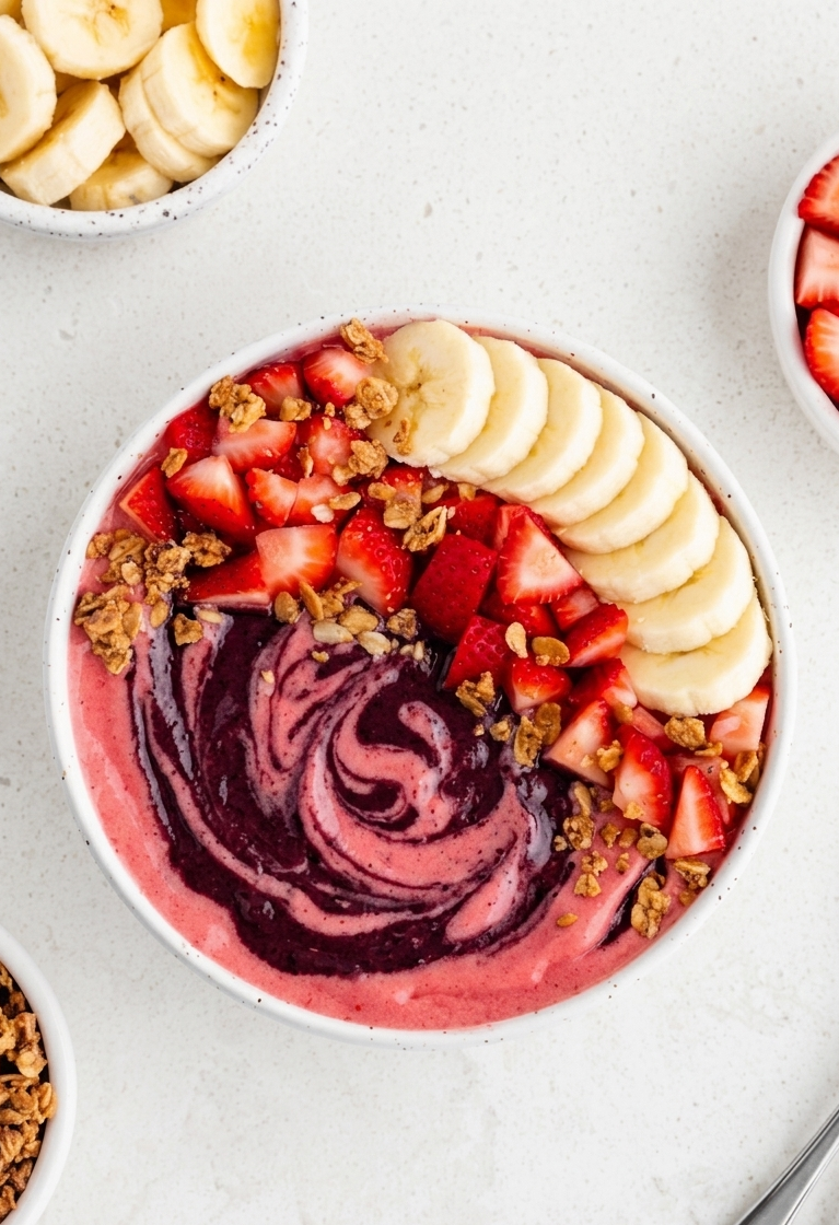 Iswari Pequeno Buda Café da Manhã – Açaí, Banana e Morango 360 G