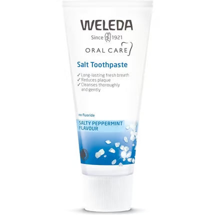 Weleda Salt Toothpaste Fluoride Free Natural Protection SLS Free Plaque