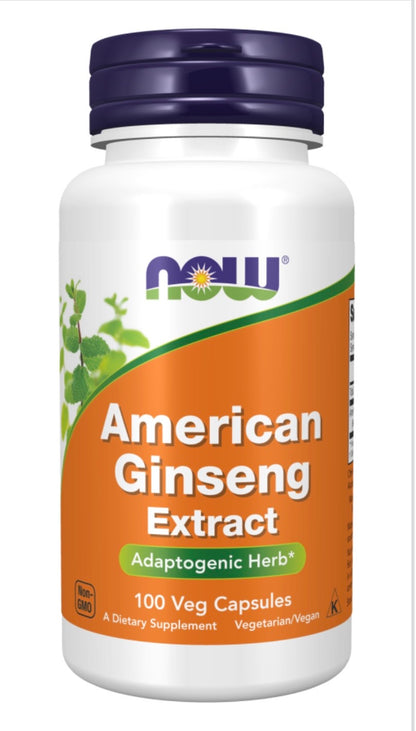 Cápsulas vegetais de extrato de ginseng americano