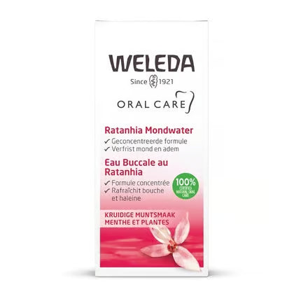 Weleda Ratanhia Mouthwash 50ml Natural Oral Care