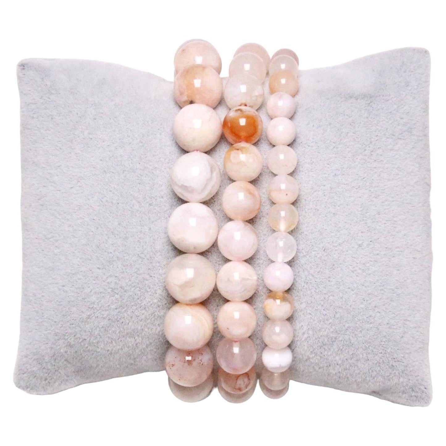 A+ Cherry Blossom Agate Bracelet - Só Verde