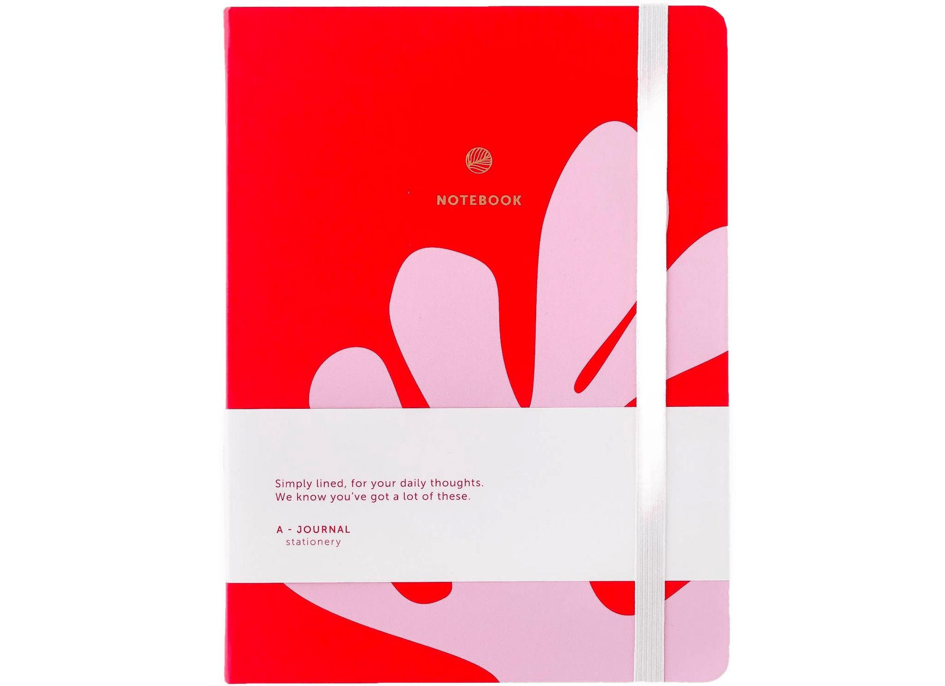A-Journal Notebook - Arty - Red Pink - Só Verde
