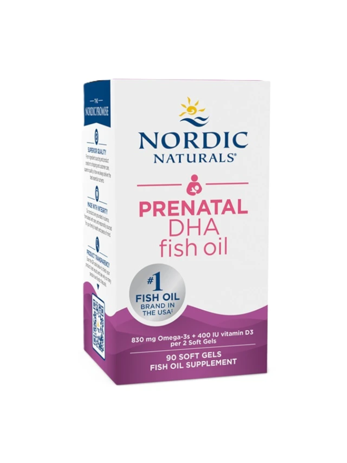 Prenatal DHA Unflavored – 90 softgels