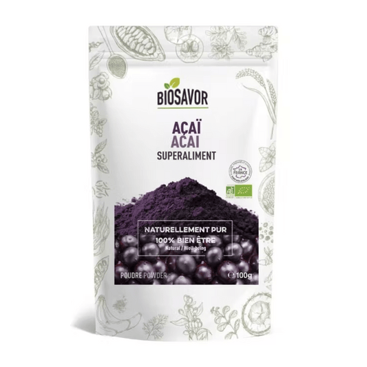 ACAI BIO EN POUDRE - 100G - COMPLÉMENT ALIMENTAIRE - Só Verde