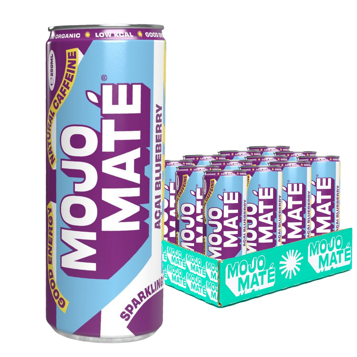 Açai Blueberry Mate Soda - Só Verde