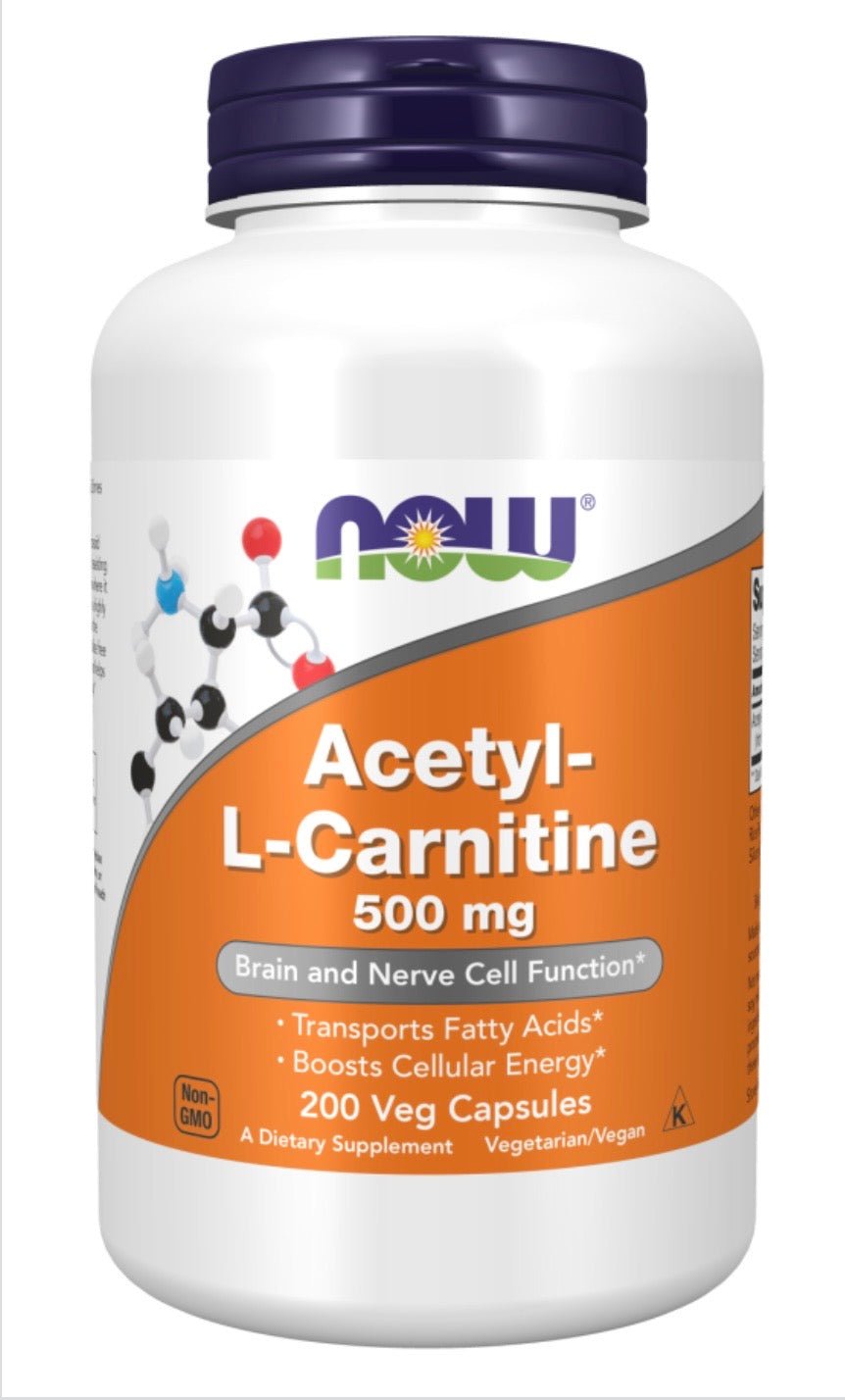 Acetyl-L-Carnitine 500 mg Veg Capsules - Só Verde