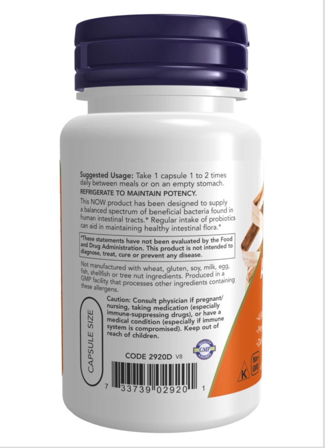 Acidophilus 4x6 Veg Capsules - Só Verde