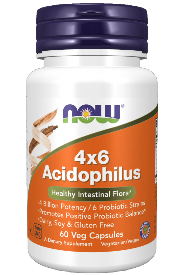 Acidophilus 4x6 Veg Capsules - Só Verde