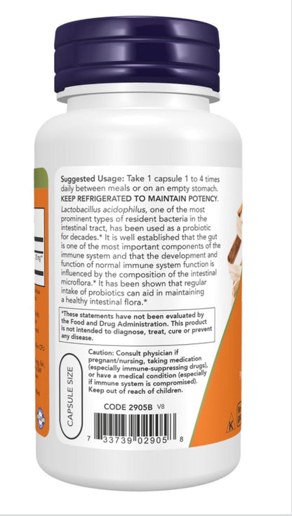 Acidophilus Two Billion Veg Capsules - Só Verde