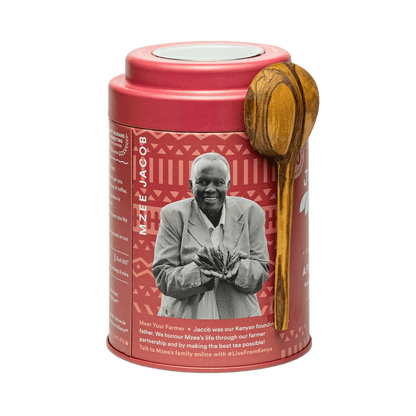African Chai Black Tea Gift Tin with Spoon - Só Verde